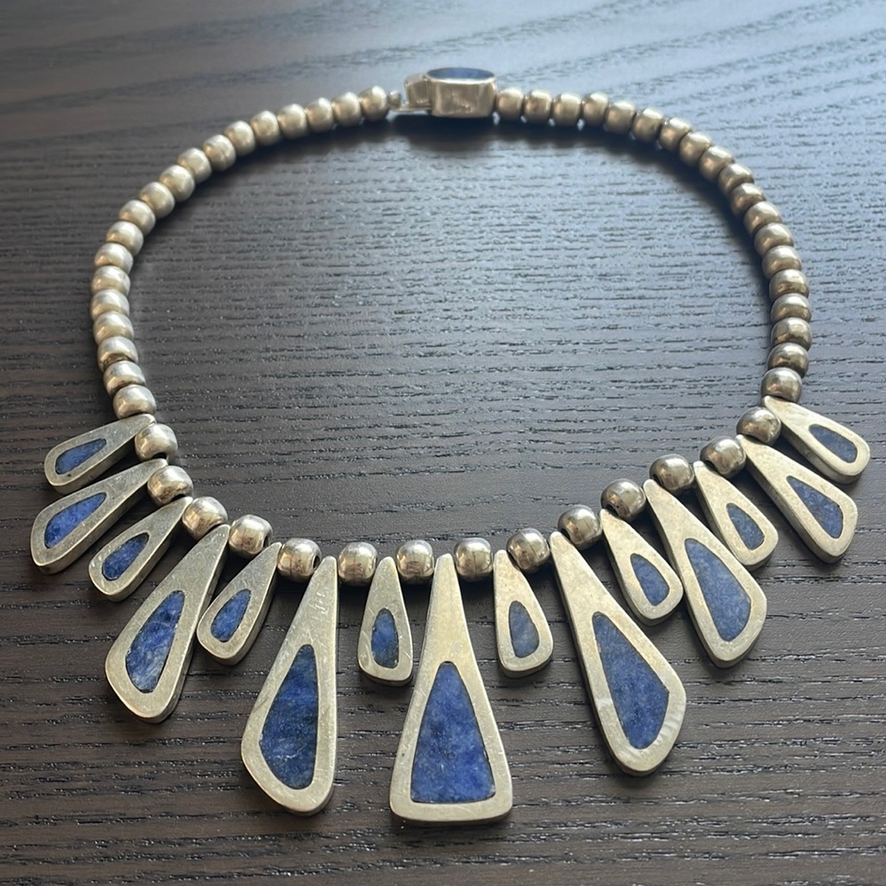 Antique silver necklace